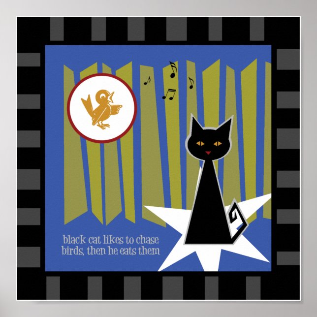 Black Cat Poster (Front)