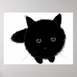 Black Cat Poster