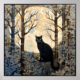 Black Cat Poster