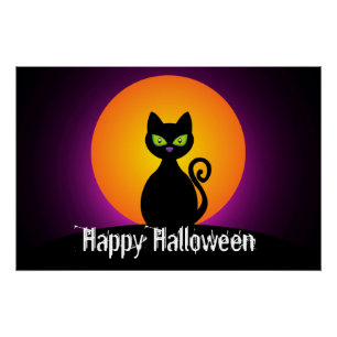 Black Cat Poster