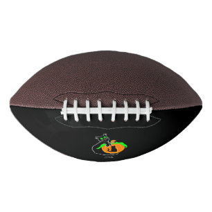 Black Cat Pumpkin Football