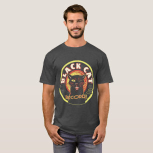 Black Cat Records Bold Label Tee – Retro (Unisex)