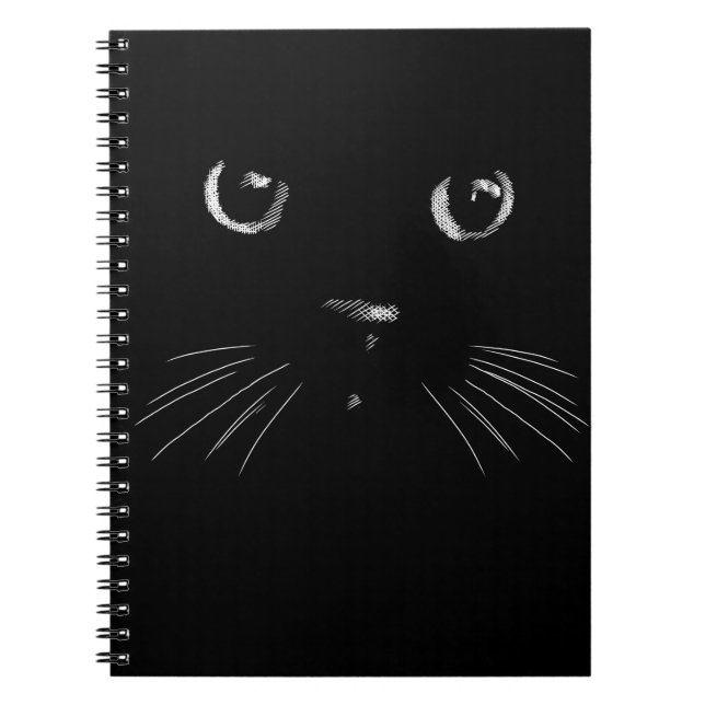 Black cat sketch notebook (Front)