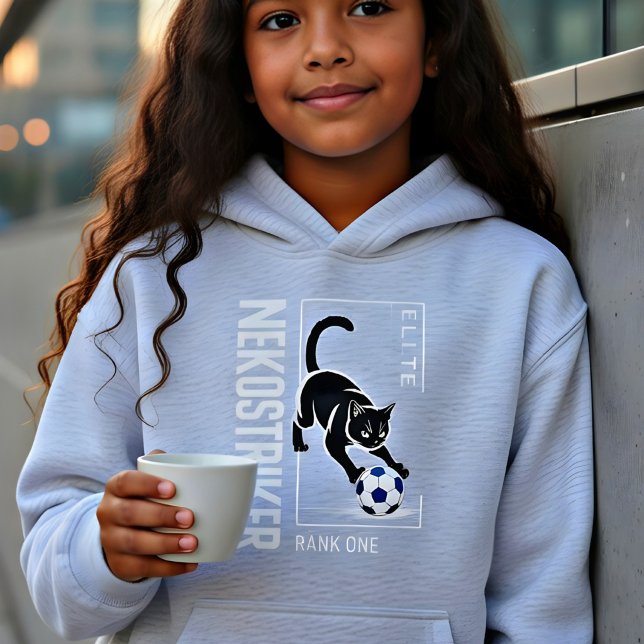 Black Cat Soccer Gift – Elite Gamer Logo (Creator Uploaded)