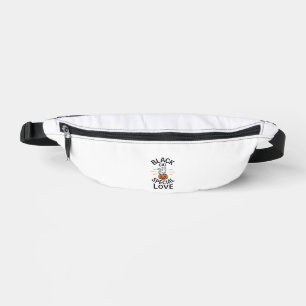 Black Cat Special Love Halloween Cat Vector Design Fanny Pack