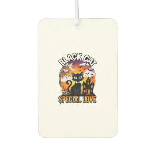 Black Cat Special Love Halloween Haunted House Bat Air Freshener
