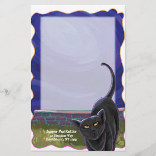 Black Cat Stationery