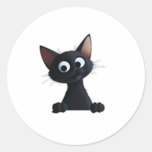 Black Cat Sticker