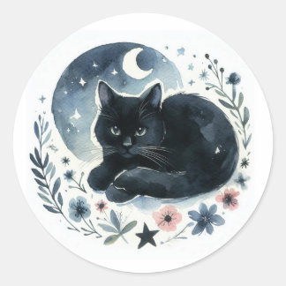Black Cat Stickers