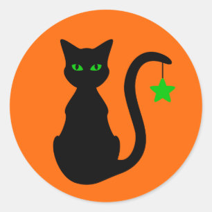 Black Cat Stickers