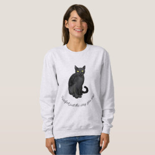 Black cat sweatshirt