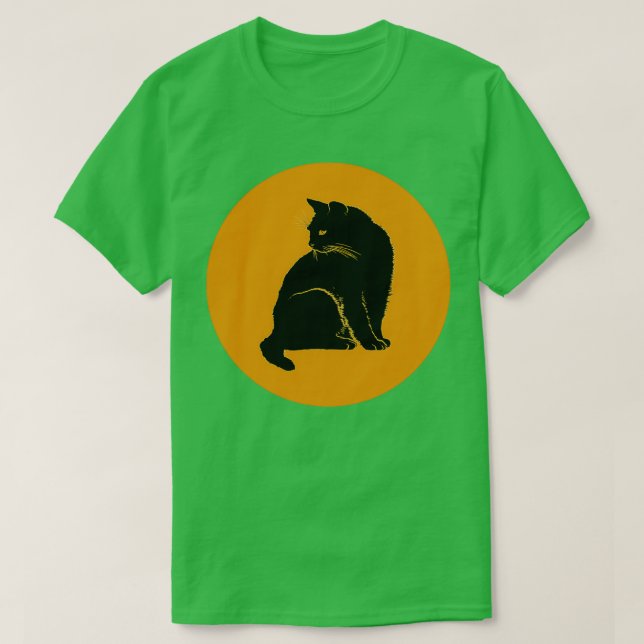 Black Cat T-Shirt (Design Front)