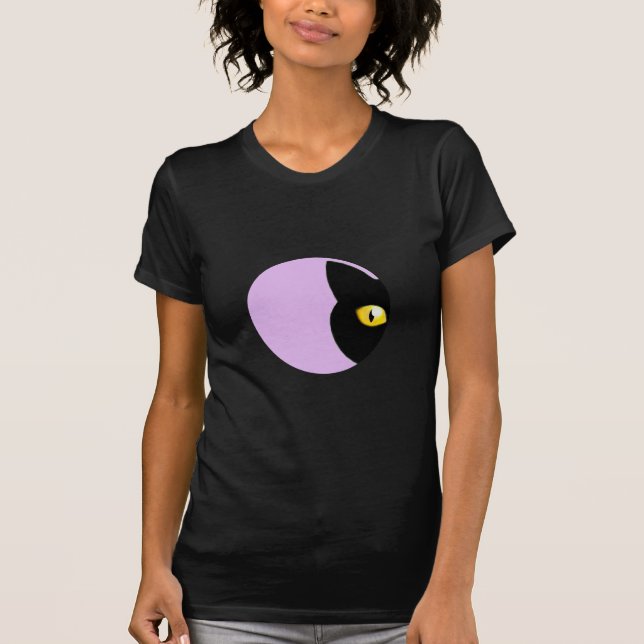 Black Cat T Shirt (Front)