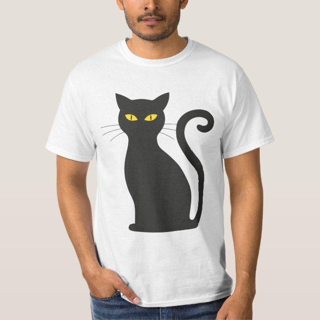 BLACK CAT T-SHIRTS T-SHIRT (Front)