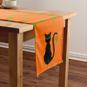 Black Cat Table Runner