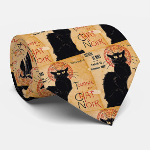 black cat tie