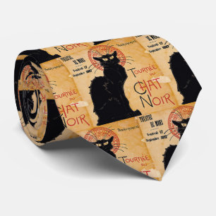 black cat tie