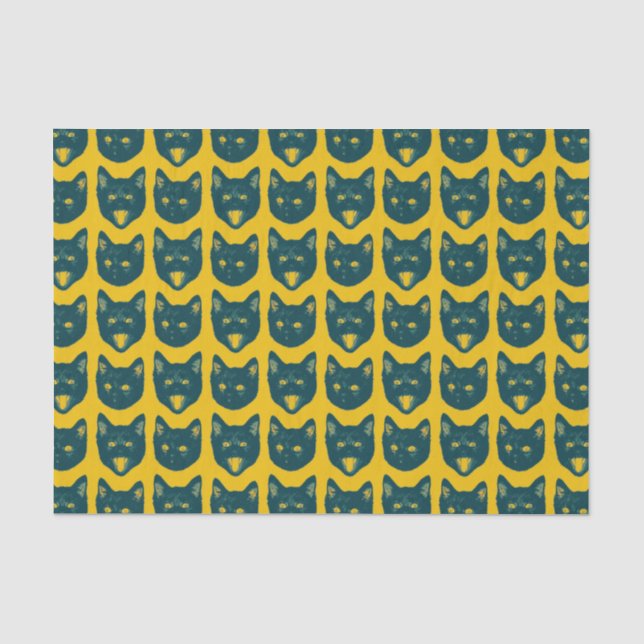 Black Cat Tissue Paper (Front)