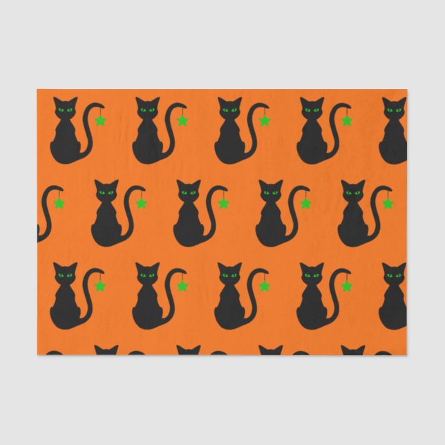 Black Cat Tissue Paper (Front)