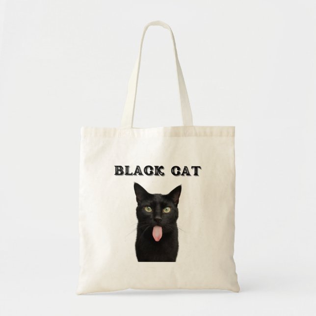 BLACK　CAT TOTE BAG (Front)