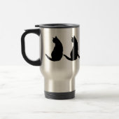 Black Cat Travel Mug (Left)