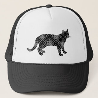 Black Cat Trucker Hat