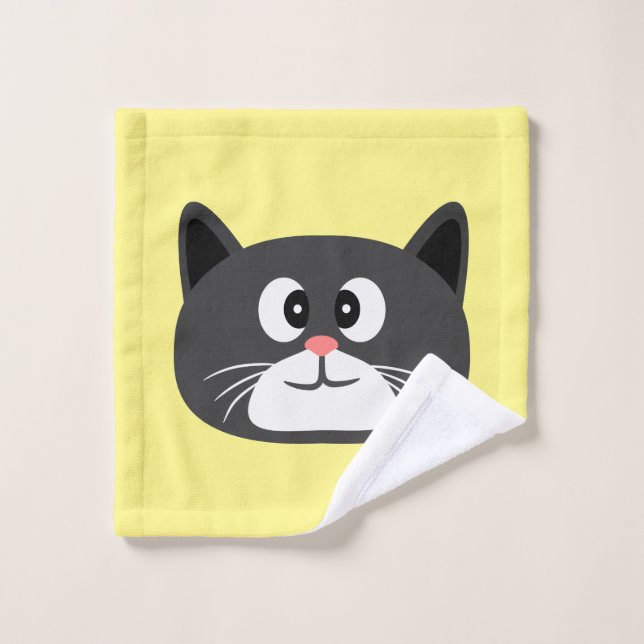 black Cat Wash Cloth (Wash Cloth)