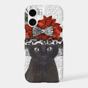Black Cat with Fabulous Hat