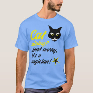 Black Cat Wizard Magician Magic Cats Mom T-Shirt