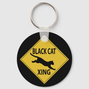 Black Cat Xing Keychain