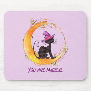 Black Cat - You Are Magical Mouse Pad
