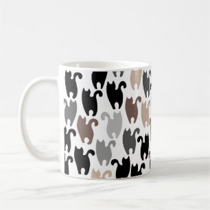 Black Cats and Friends Coffee Mug