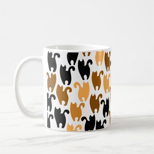 Black Cats and Friends Mug (Left)