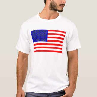 Black Cats And Stripes Flag T-Shirt
