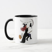 Black Cats are Magic Two Tone Mug