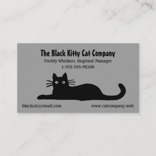 Black Cats Business Card