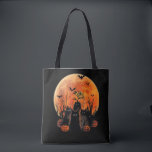 Black Cats Full Moon Funny Animal Pet Lover Hallow Tote Bag<br><div class="desc">Discover the perfect blend of creativity and functionality with this unique, made-to-order product — designed to match your personal style and make a statement. Whether you're shopping for yourself or searching for a meaningful gift, this custom-designed item is sure to impress. Crafted with high-quality materials and printed with precision, every...</div>