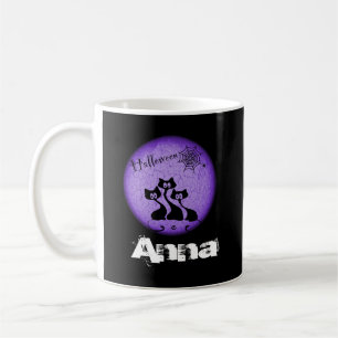 Black Cats Halloween Coffee Mug