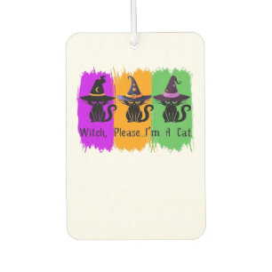 Black Cats In Witch Hats Essential T-Shirt Air Freshener