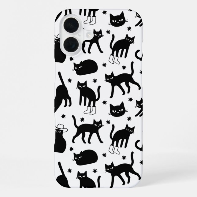 Black Cats iPhone Case (Back)