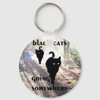 black cats keychain