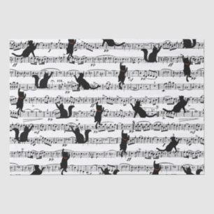 Black Cats On Sheet Music