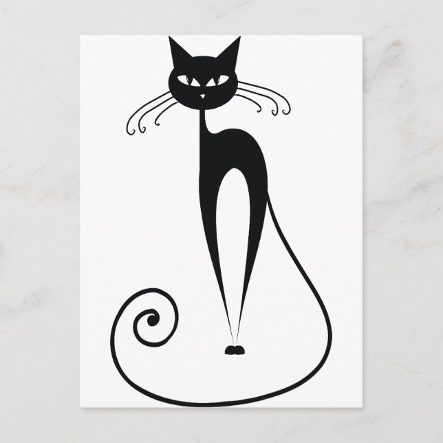 Black Cats Postcard (Front)