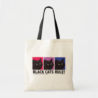 Black Cats RULE! Tote Bag