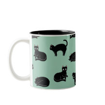 Black Cats Seamless Pattern