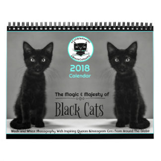 Black Cats Tell All  2018 Calendar