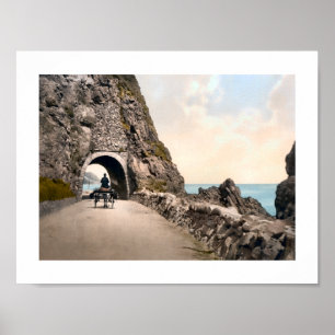 Black Cave Tunnel, County Antrim, Ireland Poster