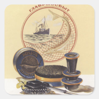 Black Caviar Square Sticker