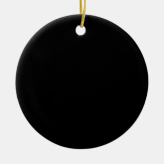 Black Ceramic Ornament