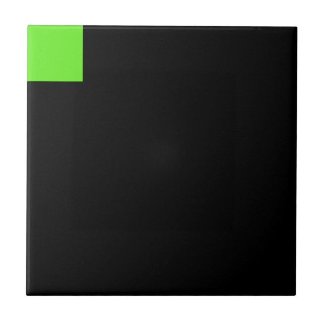 Black Ceramic Tile (Front)